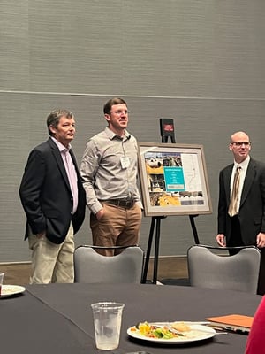 Right to Left: Rodd Litchfield, Rinker Materials, Will Potter, Florida Department of Transportation, and Josh Beakley, American Concrete Pipe Association.